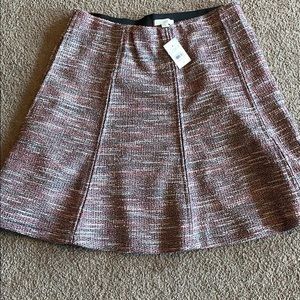 Ann Taylor Loft Tweed skirt NWT